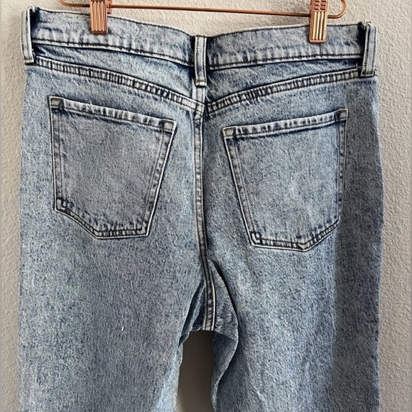 Banana Republic Slouch Jean Hemmed Cuff Trendy Acid Wash 27 / 4 - Picture 4 of 9